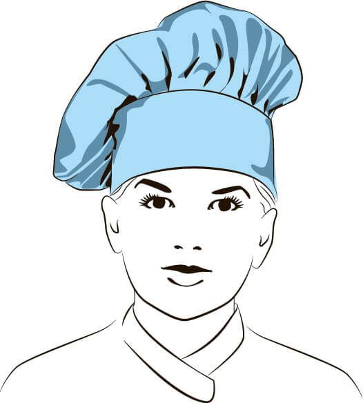 Колпак повара рисунок